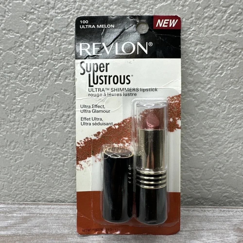 $35 🌙 Revlon Super Lustrous Lipstick‎ (0.15Oz/4.2g) NEW 100 Ultra Melon